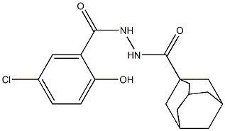 N'-(5-chloro-2-hydroxybenzoyl)-1-adamantanecarbohydrazide