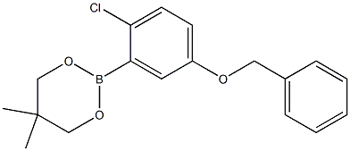 2-(5-Benzyloxy-2-chlorophenyl)-5,5-dimethyl-1,3,2-dioxaborinane