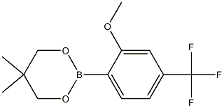 2-[2-Methoxy-4-(trifluoromethyl)phenyl]-5,5-dimethyl-1,3,2-dioxaborinane