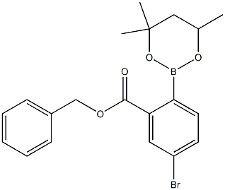 Benzyl 5-bromo-2-(4,4,6-trimethyl-1,3,2-dioxaborinan-2-yl)benzoate