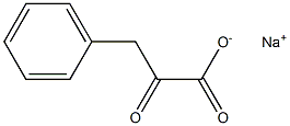 2-oxo-3-phenylpropanoate sodium Structural