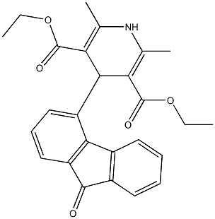 1,4-Dihydro-2,6-dimethyl-4-(9-oxo-9H-fluoren-4-yl)pyridine-3,5-dicarboxylic acid diethyl ester