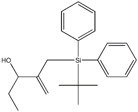 3-[[Diphenyl(tert-butyl)silyl]methyl]-1-methyl-3-buten-2-ol Structural