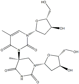 (5S)-5-(Thymidin-3-yl)-5,6-dihydrothymidine