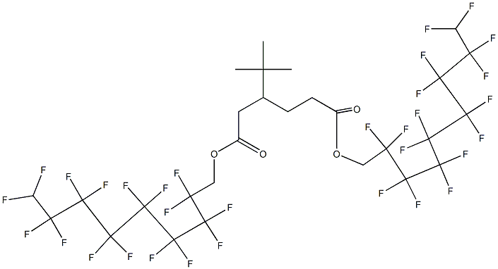 3-tert-Butyladipic acid bis(2,2,3,3,4,4,5,5,6,6,7,7,8,8,9,9-hexadecafluorononyl) ester