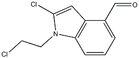 1-(2-Chloroethyl)-2-chloro-1H-indole-4-carbaldehyde