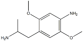 1-Methyl-2-[4-amino-2,5-dimethoxyphenyl]ethanamine