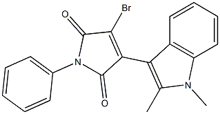 3-BROMO-4-(1,2-DIMETHYL-1H-INDOL-3-YL)-1-PHENYL-PYRROLE-2,5-DIONE