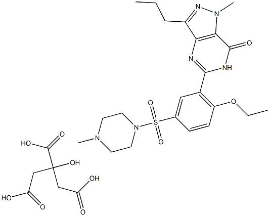 Sildenafil Citrate Tablets Structural