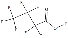 heptafluorobutyryl hypofluorite Structural