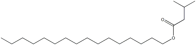 hexadecyl isopentanoate Structural