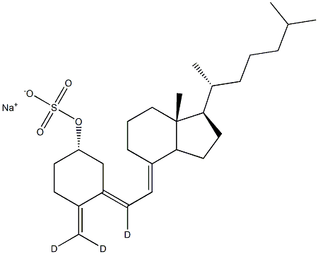 Vitamin D3-6,19,19-d3 sulfate sodium salt solution Structural