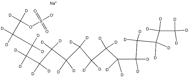 Sodium n-hexadecyl-d33 sulfate Structural