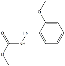 Methyl 3-(2-methoxyphenyl)carbazate Structural