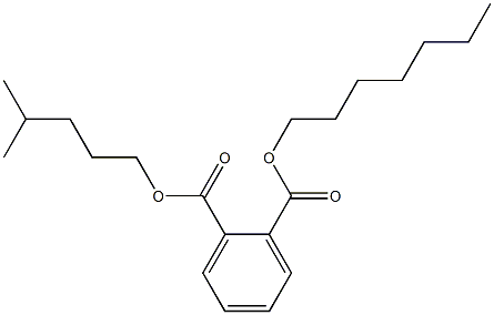 Heptyl Isohexyl Phthalate Structural