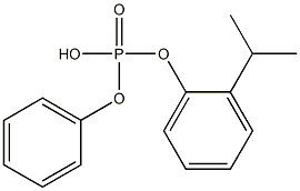 o-Isopropylphenyl Phenyl Phosphate Structural