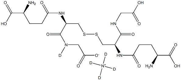 Glutathione Ammonium Salt-d5 Structural