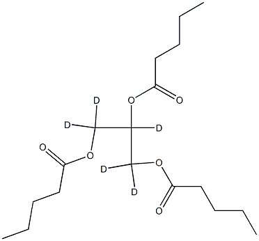 Glycerol-d5 Trivalerate Structural