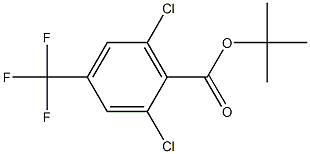 Tert-butyl 2,6-dichloro-4-(trifluoromethyl)benzoate Structural