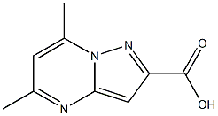 5,7-DIMETHYL-PYRAZOLO[1,5- A ]PYRIMIDINE-2-CARBOXYLIC ACID