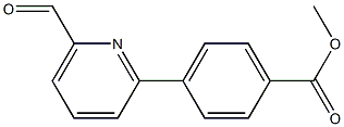 METHYL 4-(6-FORMYLPYRIDIN-2-YL)BENZOATE& Structural
