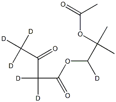 3-Oxobutanoic Acid 2-Acetoxy-2-methylpropyl Ester-D6