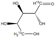 D-Ribose-1,5-13C2 Structural