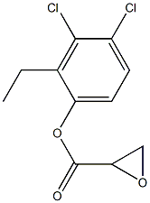 ETHYL-3,4-DICHLOROPHENYL GLYCIDATE Structural