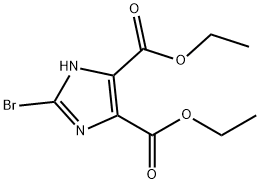 Diethyl 2-bromo-1H-imidazole-4,5-dicarboxylate Structural