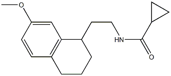 N-((-)-2-(7-methoxy-1,2,3,3-tetrahydro-1-naphthyl)ethyl)cyclopropylcarboxamide