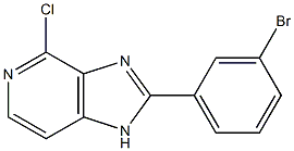 2-(3-bromophenyl)-4-chloro-1H-imidazo[4,5-c]pyridine