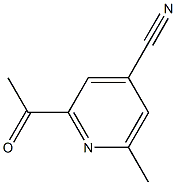 2-ACETYL-6-METHYL-ISONICOTINONITRILE Structural