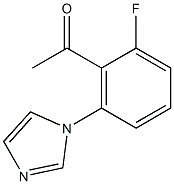 1-[2-FLUORO-6-(1H-IMIDAZOL-1-YL)PHENYL]ETHANONE Structural