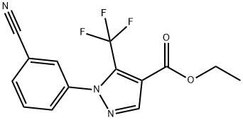 ETHYL 1-(3-CYANOPHENYL)-5-(TRIFLUOROMETHYL)-1H-PYRAZOLE-4-CARBOXYLATE