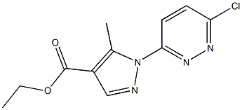 ETHYL 1-(6-CHLOROPYRIDAZIN-3-YL)-5-METHYL-1H-PYRAZOLE-4-CARBOXYLATE