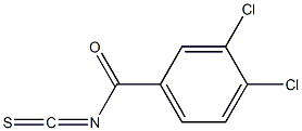 3,4-DICHLOROBENZOYL ISOTHIOCYANATE Structural