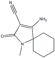 4-AMINO-1-METHYL-2-OXO-1-AZASPIRO[4.5]DEC-3-ENE-3-CARBONITRILE Structural