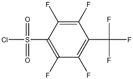 2,3,5,6-TETRAFLUORO-4-(TRIFLUOROMETHYL)BENZENESULPHONYL CHLORIDE Structural