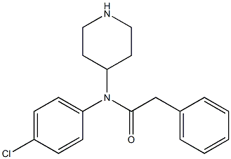 N-(4-CHLOROPHENYL)-N-(4-PIPERIDINYL)BENZENEACETAMIDE