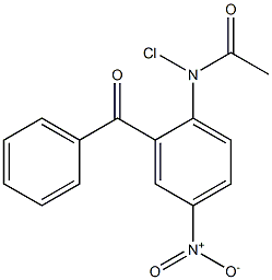 2-(CHLOROACETYLAMINO)5-NITRO-BENZOPHENONE Structural