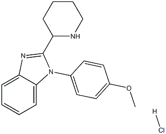 1-(4-METHOXYPHENYL)-2-PIPERIDIN-2-YL-1H-BENZIMIDAZOLE HYDROCHLORIDE