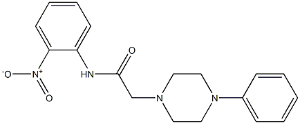 N-(2-nitrophenyl)-2-(4-phenylpiperazino)acetamide