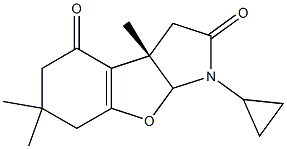 (3aS)-1-cyclopropyl-3a,6,6-trimethyl-3a,6,7,8a-tetrahydro-1H-[1]benzofuro[2,3-b]pyrrole-2,4(3H,5H)-dione