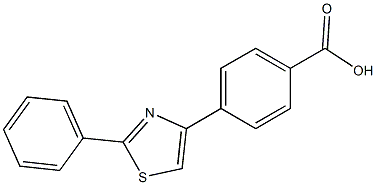 4-(2-phenyl-1,3-thiazol-4-yl)benzenecarboxylic acid