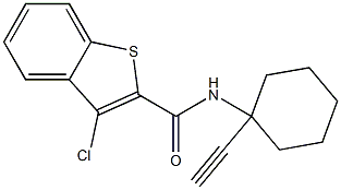 N2-(1-eth-1-ynylcyclohexyl)-3-chlorobenzo[b]thiophene-2-carboxamide