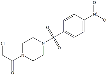 1-(chloroacetyl)-4-[(4-nitrophenyl)sulfonyl]piperazine