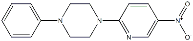 1-(5-nitro-2-pyridinyl)-4-phenylpiperazine Structural