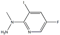 1-(5-fluoro-3-iodopyridin-2-yl)-1-methylhydrazine Structural