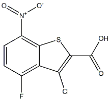 3-chloro-4-fluoro-7-nitrobenzo[b]thiophene-2-carboxylic acid