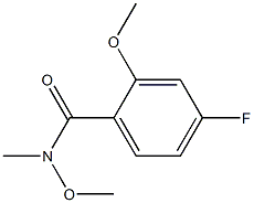 4-fluoro-N,2-dimethoxy-N-methylbenzamide